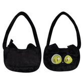 Suzume's Door Locking Minister Cosplay Black Bag Printed Shoulder Bag Plush Toye